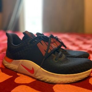 Nike navy and pink sneakers